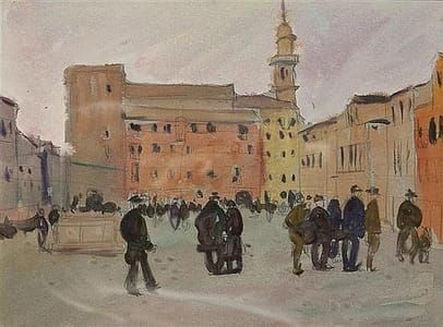 Artwork Title: Venetian Courtyard