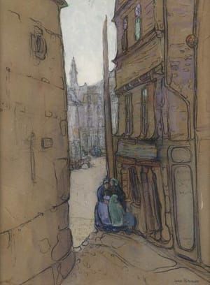 Artwork Title: Street Corner, Europe