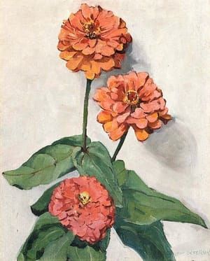 Artwork Title: Pink Zinnias