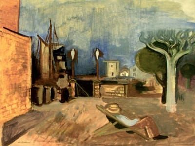 Artwork Title: Italian Fishing Port