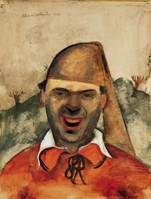 Artwork Title: Self-Portrait with Crazy Laugh