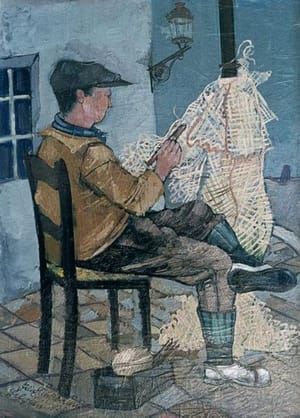 Artwork Title: Fishing Net Makers