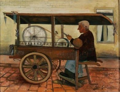 Artwork Title: Scissors Grinder