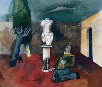 Artwork Title: Singer and Statue