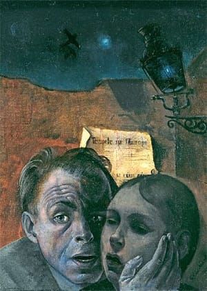 Artwork Title: Angst (Fear; Self-Portrait with his Niece Marianne)
