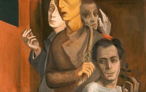 Artwork Title: Self Portrait in a Shroud Group