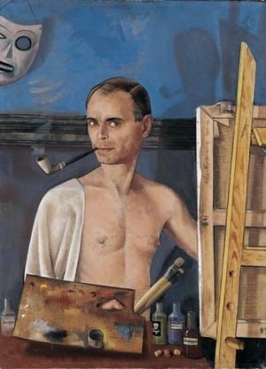 Artwork Title: Self Portrait at the Easel
