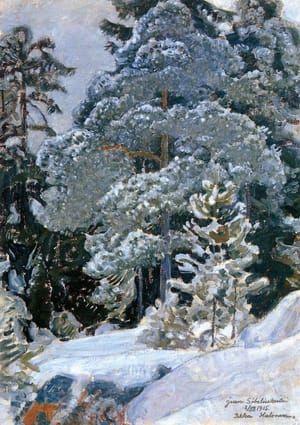 Artwork Title: Talvinen Metsä