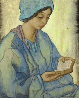 Artwork Title: Jeune fille lisant