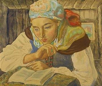Artwork Title: Woman Reading