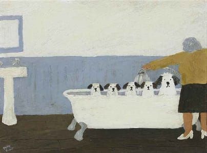 Artwork Title: Bath Night