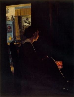 Artwork Title: Twilight. The Artist's Wife