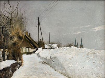 Artwork Title: Winter Day in Roskilde