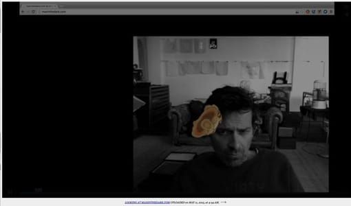 Artwork Title: Looking At The Internet (Maninthedark.com)