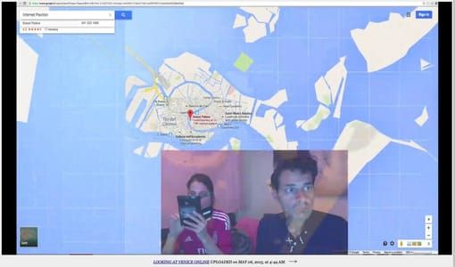 Artwork Title: LOOKING AT the internet (VENICE)