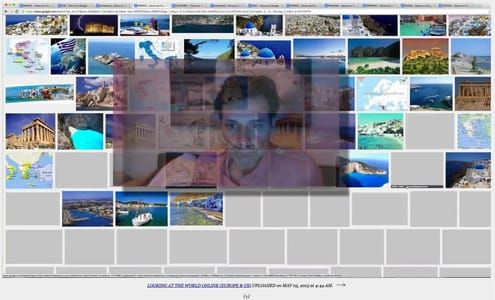 Artwork Title: Looking At The World Online (Europe & Us)
