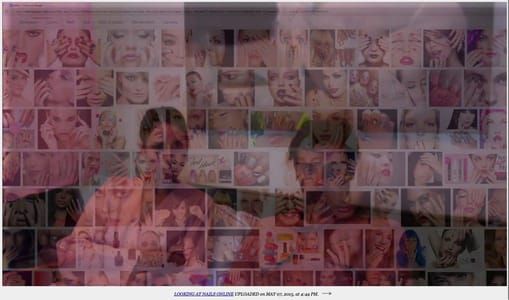 Artwork Title: LOOKING AT the internet (Nails)