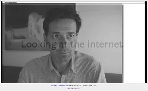 Artwork Title: Looking-at-the-internet