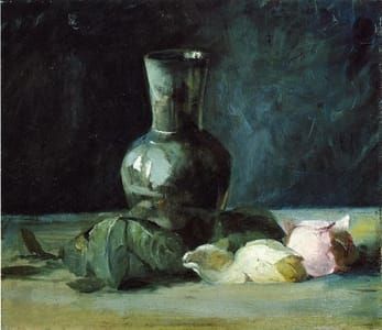 Artwork Title: Vase and Roses