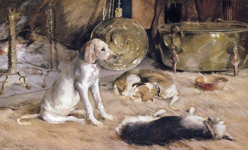 Artwork Title: Fireside Dreams
