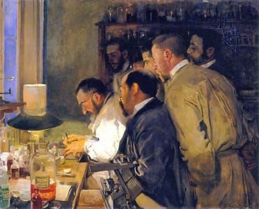 Artwork Title: An Investigation, Doctor Samarro in His Laboratory