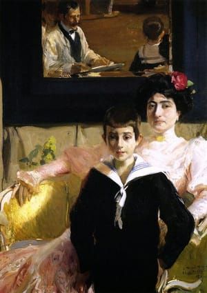 Artwork Title: Lucrecia Arana with her Son