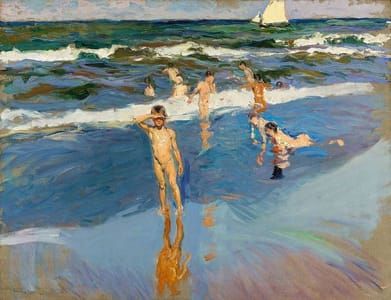 Artwork Title: Children in the Sea, Valencia