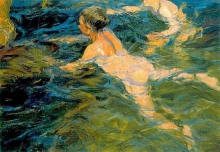 Artwork Title: Swimmers, Javea