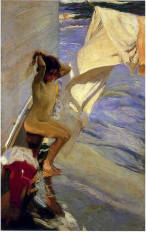 Artwork Title: Before the Swim