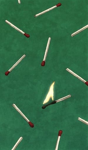 Artwork Title: Matchsticks pattern