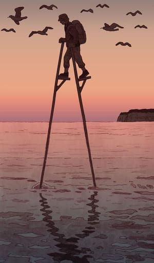 Artwork Title: Walking on Stilts