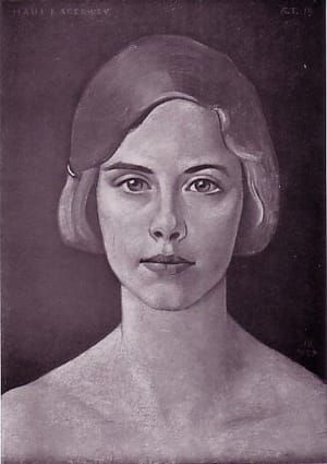 Artwork Title: Hansje Lagerwey, Dark Background