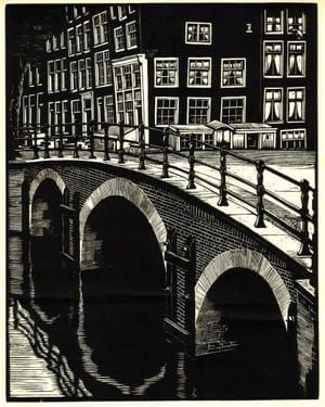Artwork Title: Amsterdam, Corner Keizersgracht - Reguliersgracht