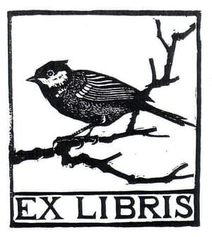 Artwork Title: Ex Libris Dorhout Mees (Dorhout Titmouse)