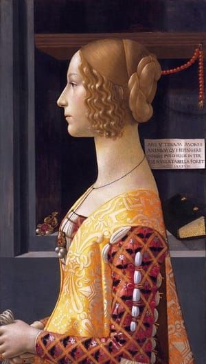 Artwork Title: Portrait of Giovanna Tornabuoni
