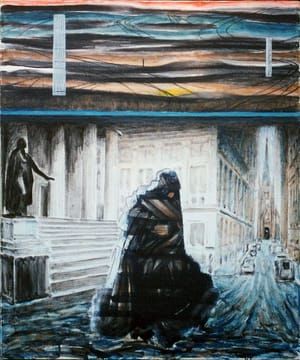 Artwork Title: The Bag Lady Visits Wall Street