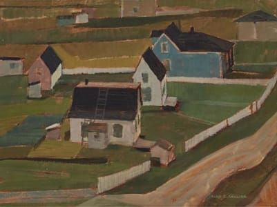 Artwork Title: On Bonne Bay, Newfoundland