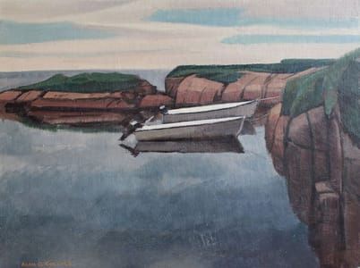 Artwork Title: Newtown, Near Wesleyville, NFLD