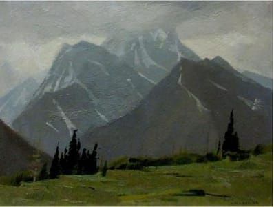 Artwork Title: Rain in the Rockies