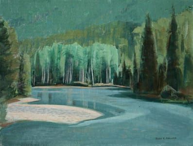 Artwork Title: Upper Fraser River Yellowhead Pass