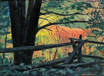 Artwork Title: Alan Collier, East of Castleton, Ontario