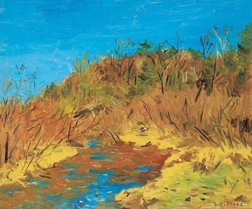 Artwork Title: Stream in Spring