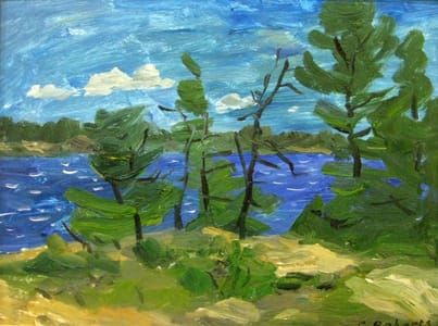 Artwork Title: Point of Land, Georgian Bay