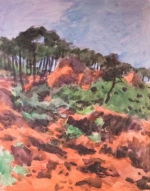 Artwork Title: Goodridge Roberts; Red Hill '54