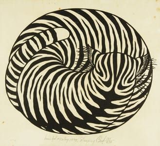 Artwork Title: Sleeping Cat