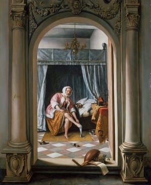 Artwork Title: A Woman at her Toilet