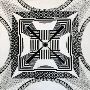 Artwork Title: Under the Eiffel Tower, Looking Up