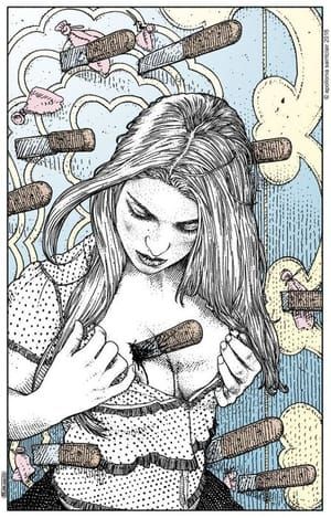 Artwork Title: Le Lanceur De Couteaux Jaloux