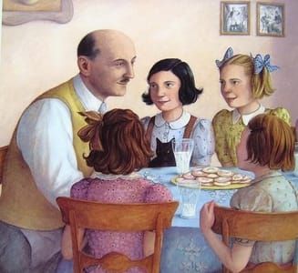 Artwork Title: Illustration for Anne Frank