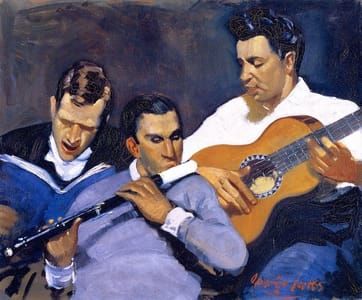 Artwork Title: Three Top Sergeants